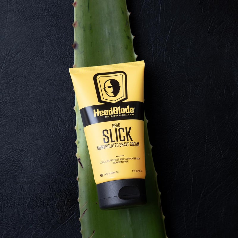 HeadBlade HeadSlick Men's Head & Skull Shaving Cream | No more Nick, Cuts, or Razor Burns | 5 oz (3 Pack) - Image 4